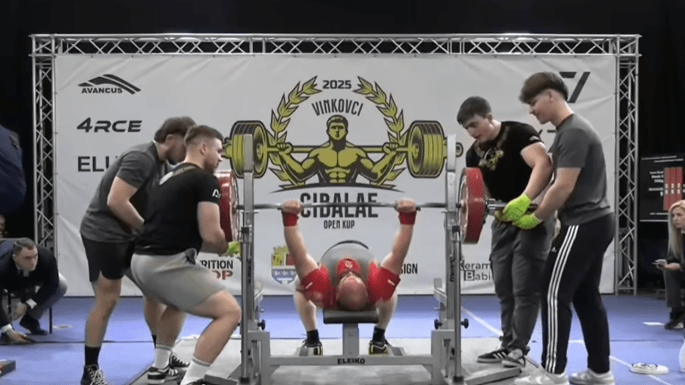 Goran Šimić prvi put u benču podigao 200 kilograma: Apsolutna pobjeda u Vinkovcima