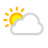 Partly cloudy