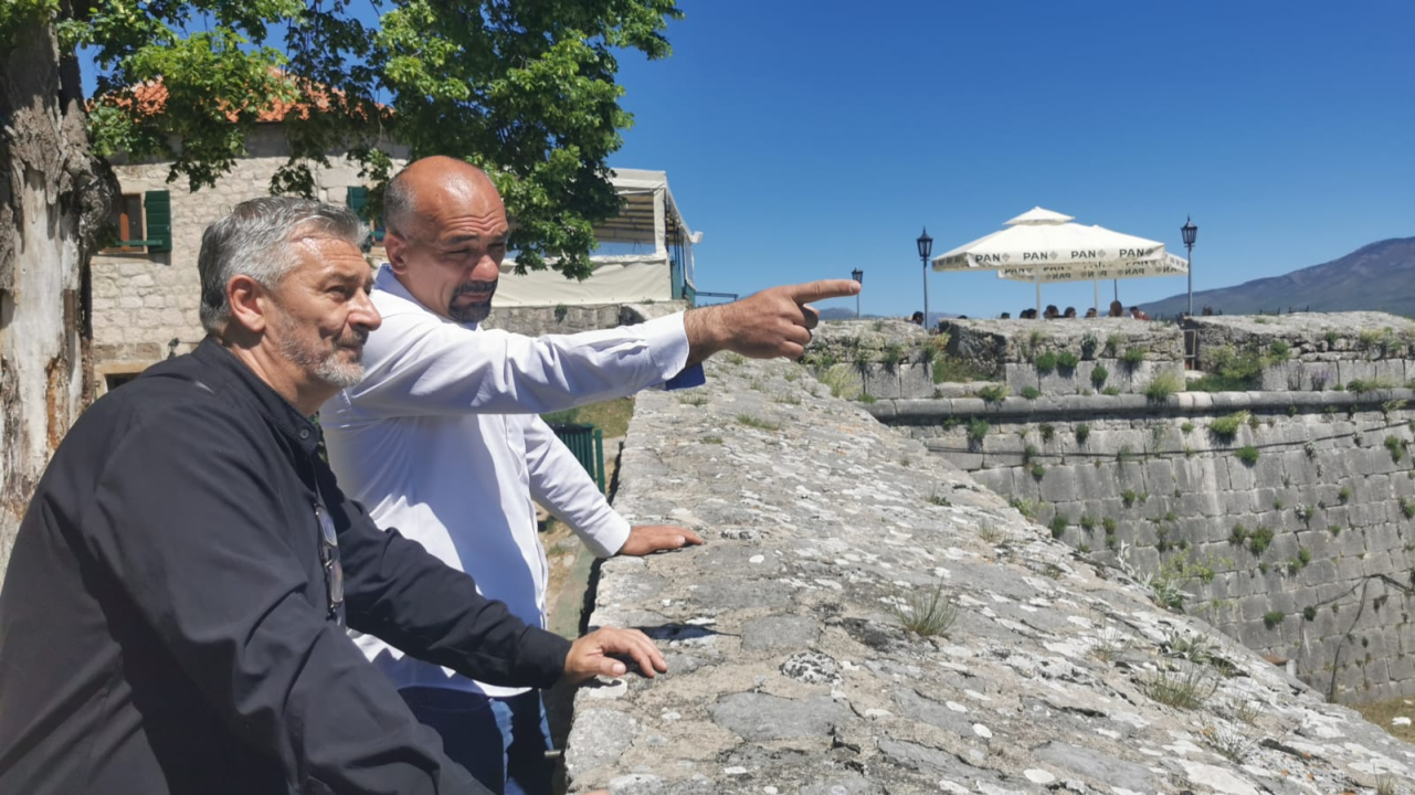 Marko Jelić u Kninu ugostio Ivicu Žuvelu, kandidata za zadarskog župana