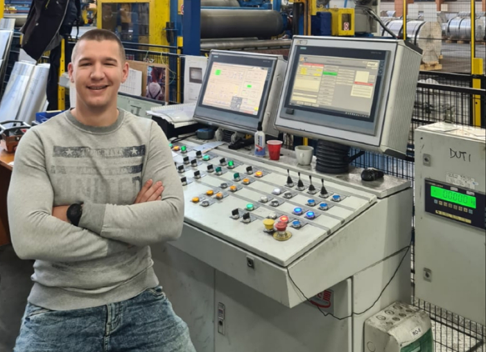 Procesni inženjer Marin Vukosav zbog posla u Impol-TLM-u iz Ploča se preselio u Šibenik 