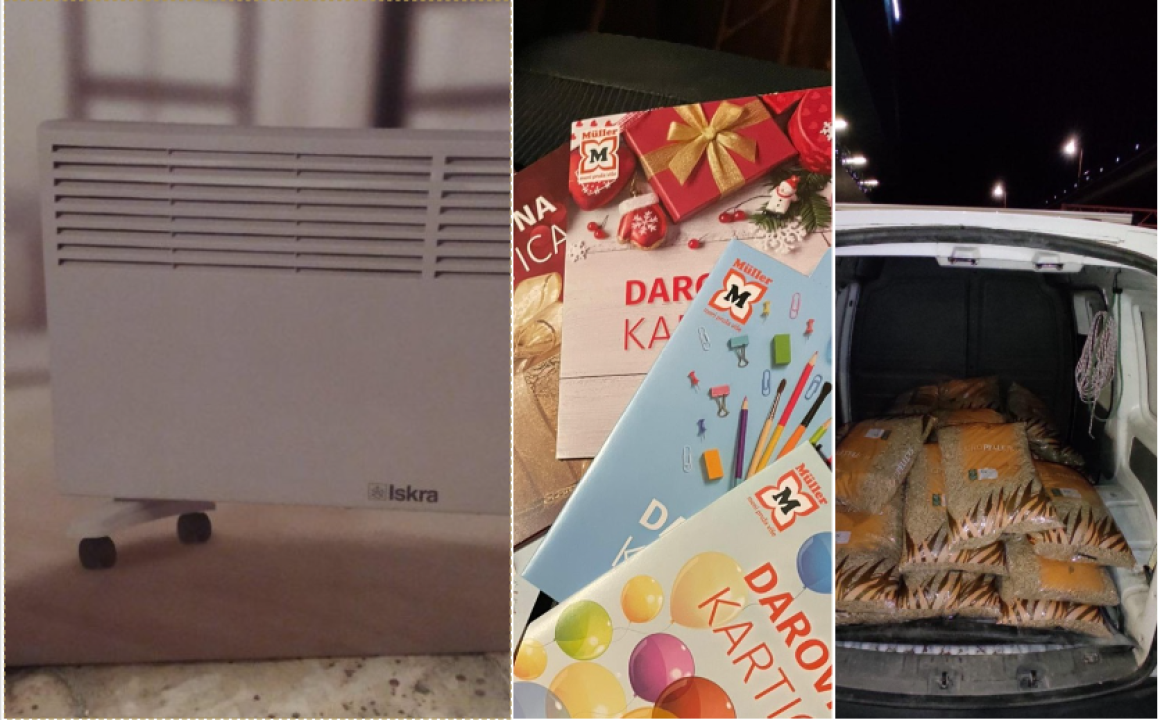 Šibenski HDZ-ovci u prosincu prikupili donacije za obitelji u potrebi: Podijelili hranu, bonove, grijalice, platili račune...
