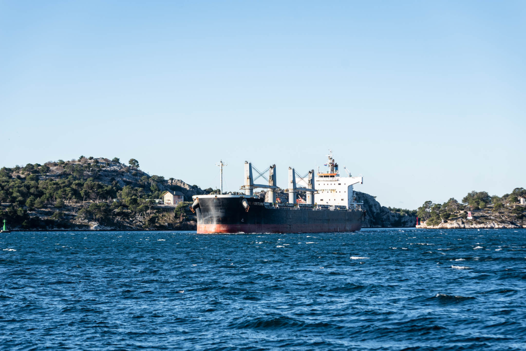 Najveći brod koji je ikad prošao kroz šibenski kanal: Ovaj div prevozi aluminij, pogledajte kako je izgledalo uplovljavanje u grad