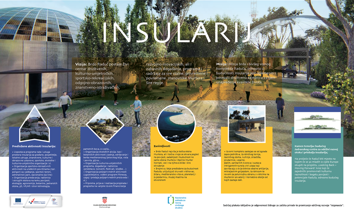 Prezentirani prijedlozi strateških planova za prostore u vlasništvu Općine Murter-Kornati: Raduč, Sokolana, Amphorarium...