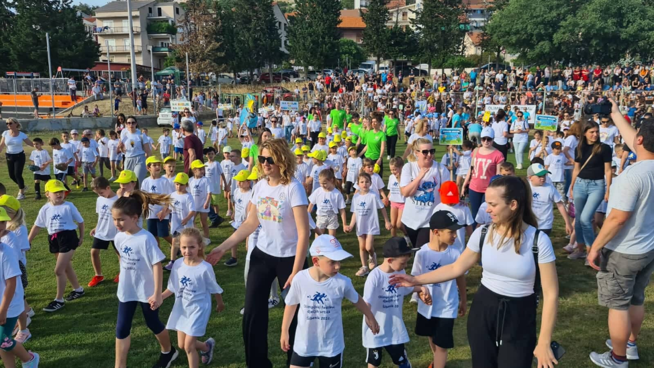 Preko 500 djece na 'Ljubici' u Crnici: Olimpijski festival šibenskih dječjih vrtića