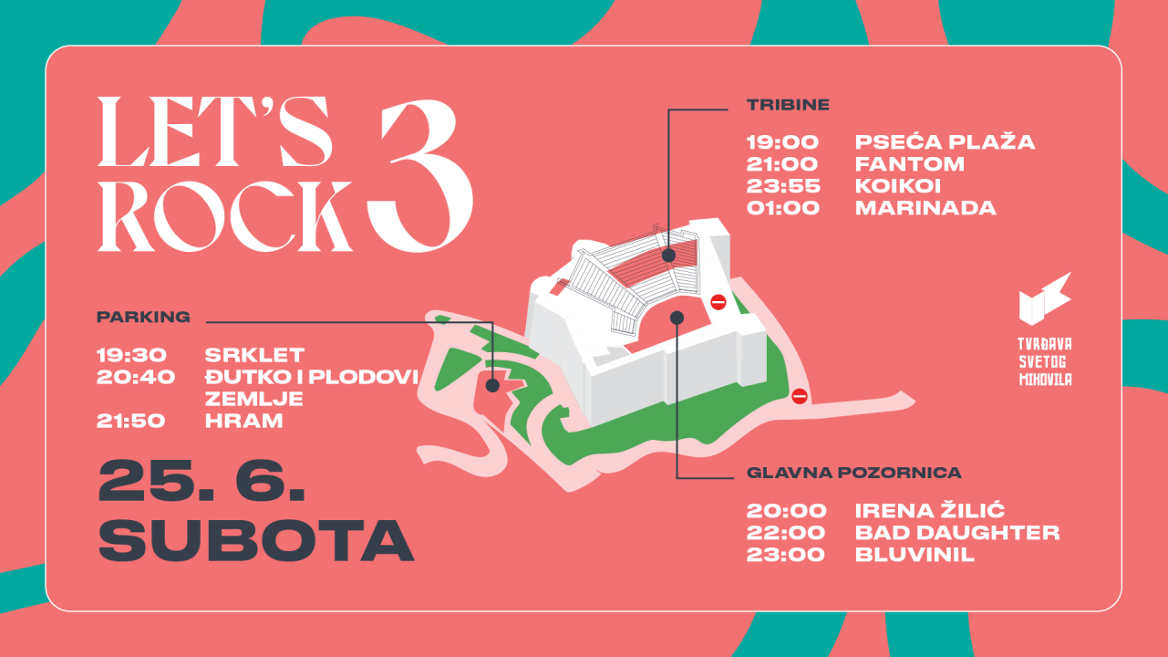 Vikend rezervirajte za ples na Tvrđavi sv. Mihovila: Odbrojavamo sitno do trećeg izdanja Let's Rocka!