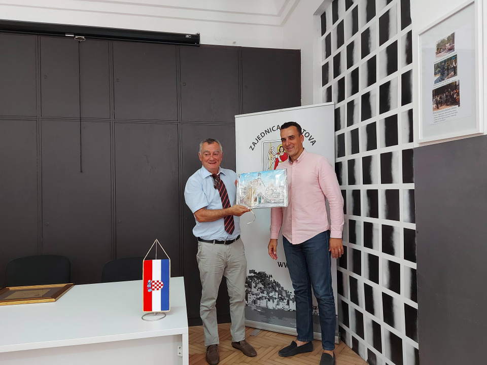 STK Šibenik i predsjednik HSTS Pospiš na prijemu u Zajednici sportova grada Šibenika