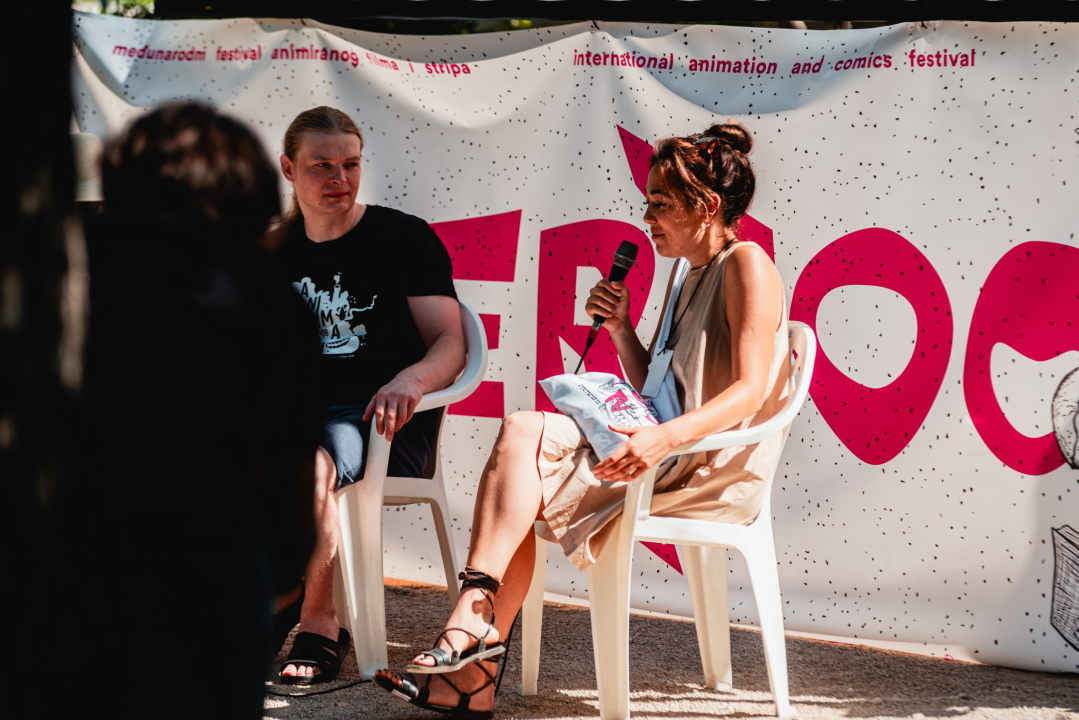 Jutra na Supertoon festivalu rezervirana su za razgovore s autorima u debelom hladu đardina