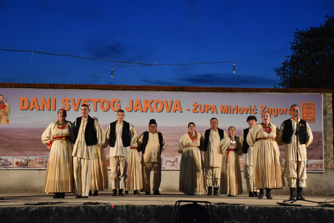 Večer folklora u Mirloviću povodom sv. Jakova, pozornica ljepote tradicijske kulture