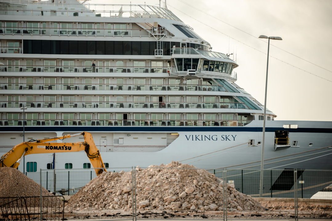 Viking Sky u Šibeniku, kruzer čije su dramatične snimke havarije u Norveškoj obišle svijet
