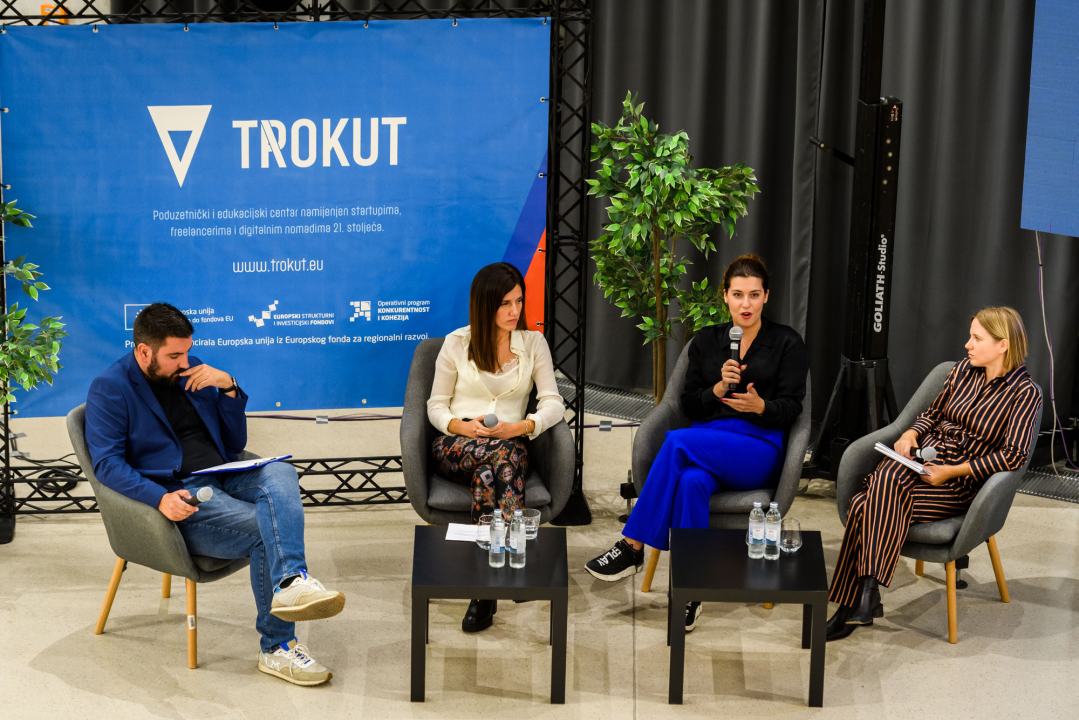 Direktorica Trokuta Diana Mudrinić otvorila ICT konferenciju 'Think Future'  koja se prvi put organizira u Šibeniku