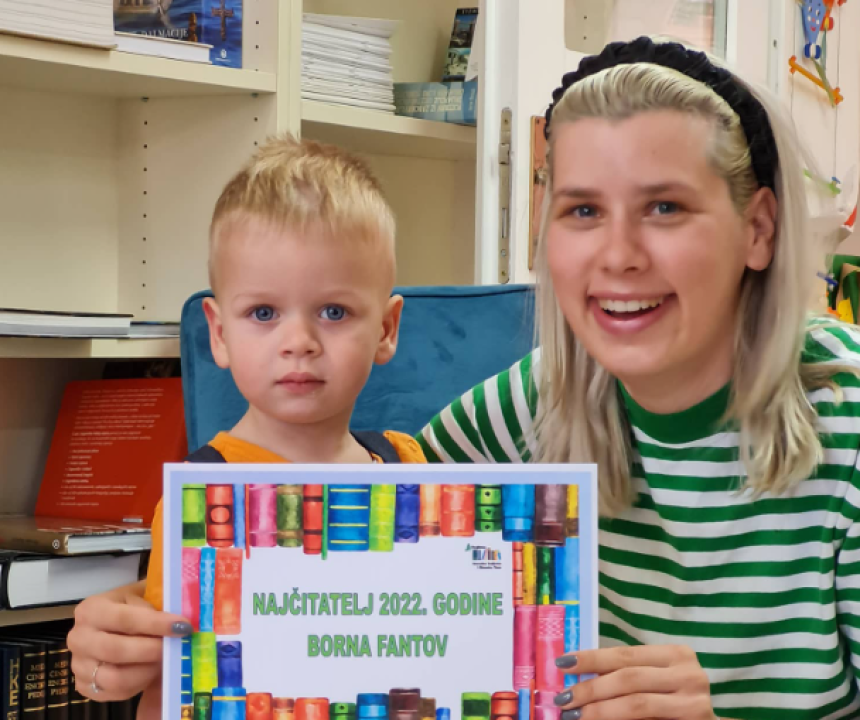 Tišnjanska knjižnica nagradila najvjernije čitatelje, najmlađi je dvogodišnji Borna