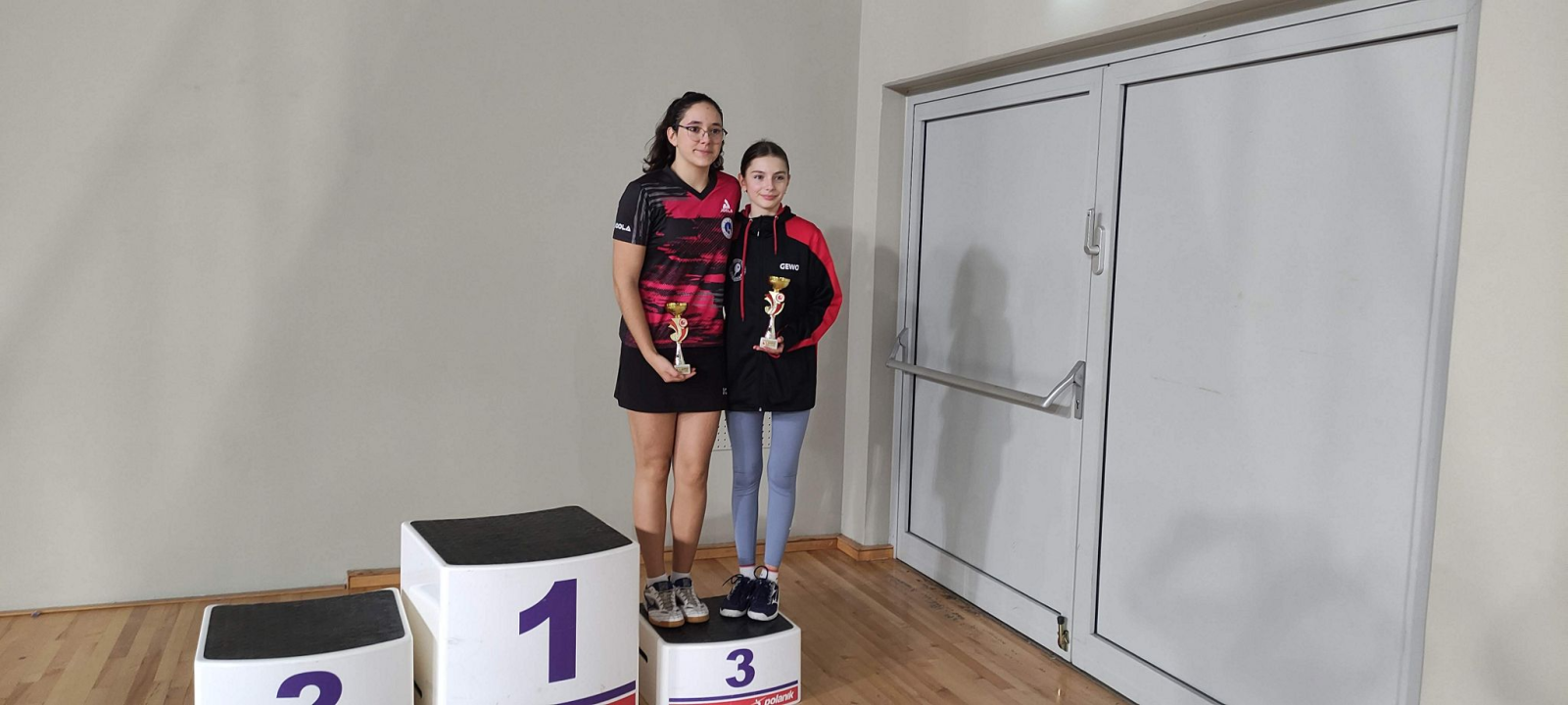 Dva postolja za Stolnoteniski klub Šibenik: Franka Miškić dva puta brončana