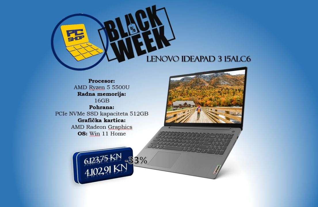 Trgovina Procesor za Crni petak časti odličnim popustima sve do 60 posto!