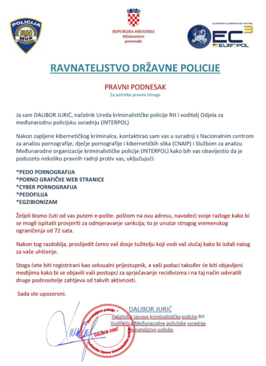 Nije Davor Božinović niti Dalibor Jurić: Policija izdala upozorenje na lažne poruke, evo što prevaranti žele