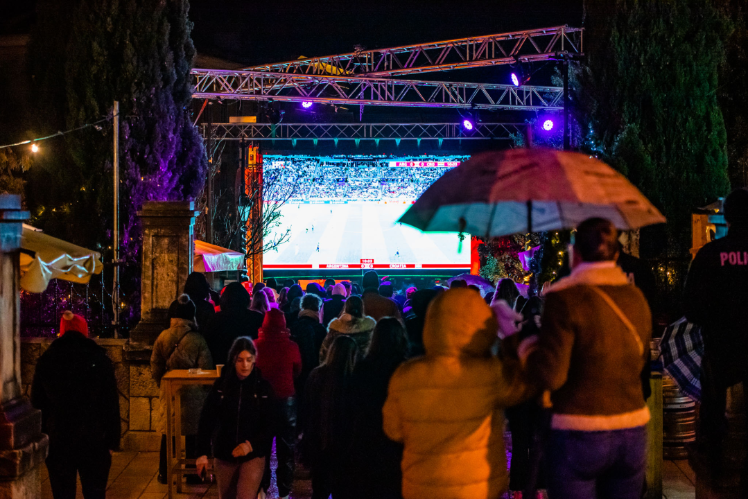 Šibenčani pratili utakmicu u Parkiću: Argentina nanijela Hrvatskoj težak poraz