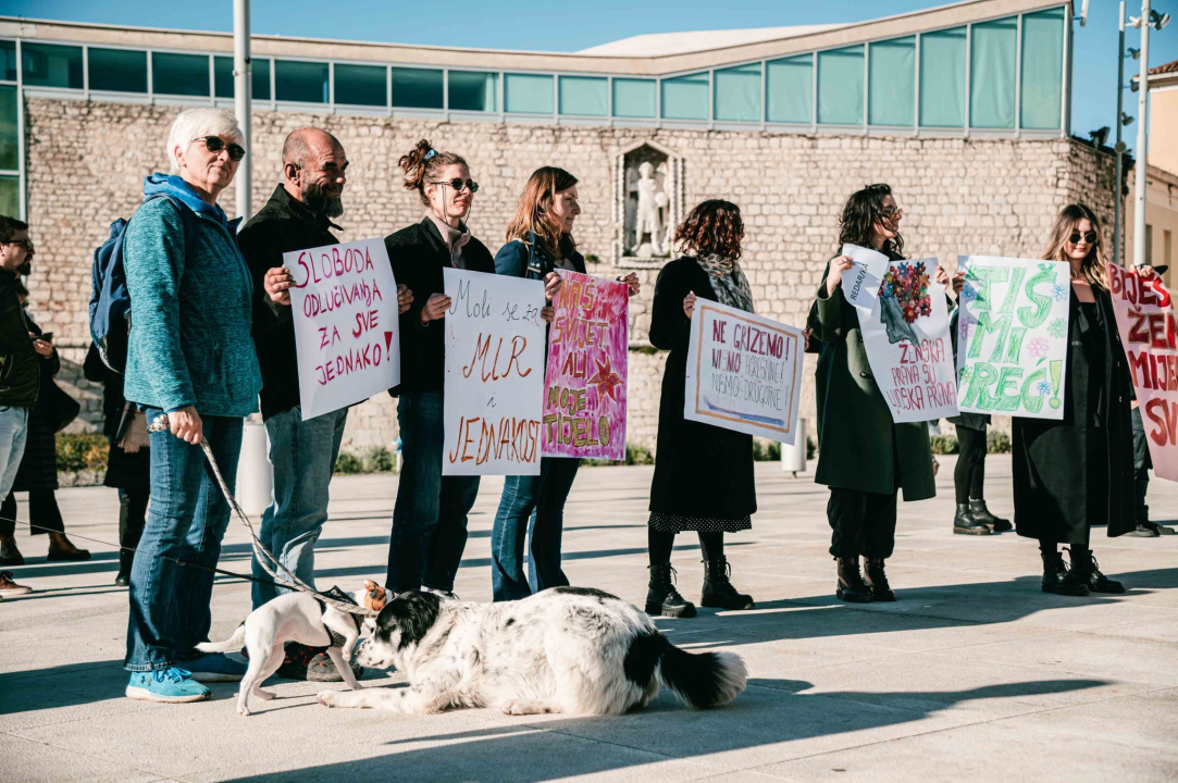 Organizatorica prosvjeda Maja Šintić: 'Šibenik nije grad za dovođenje u pitanje ženskih prava'