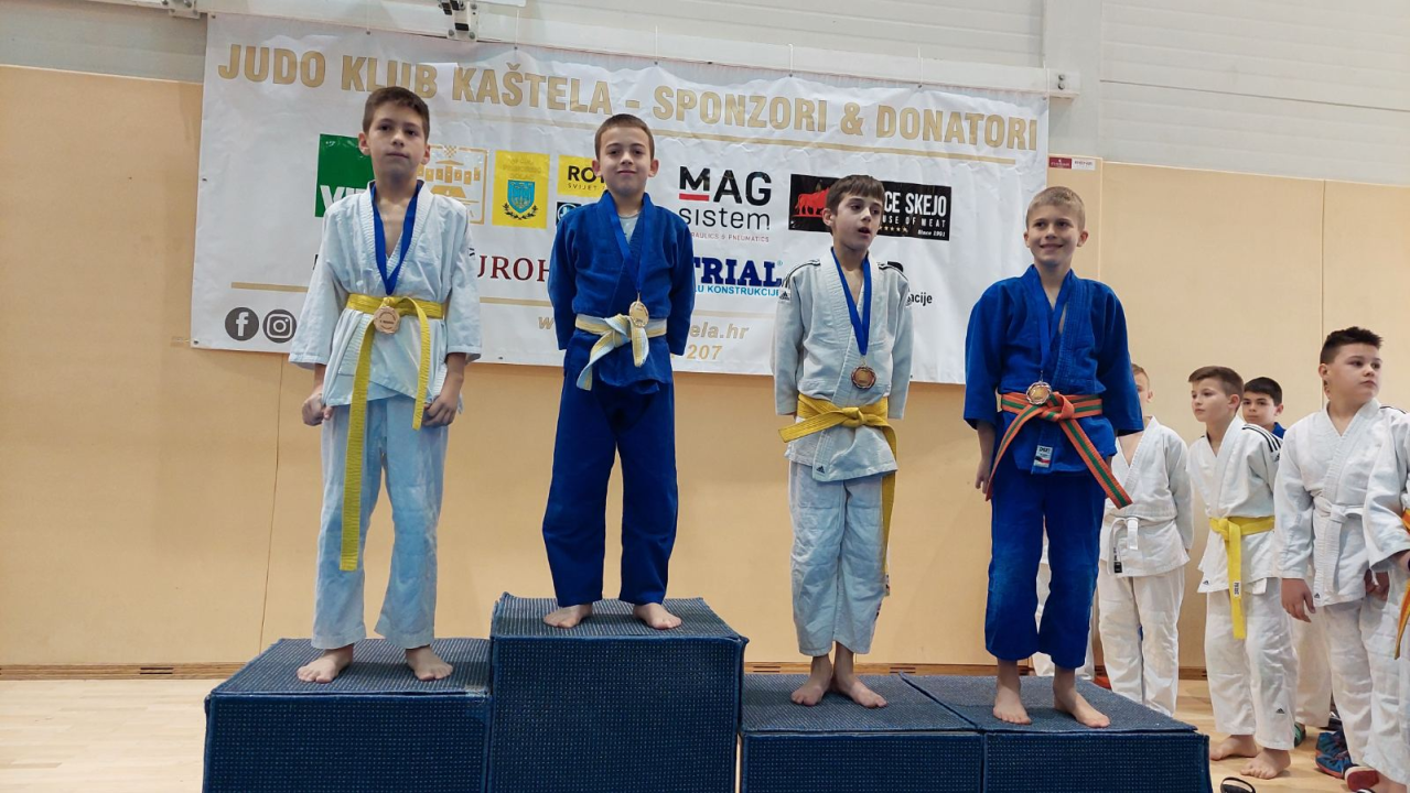 Proteklog vikenda održan Kaštelino Kup: Članovi Judo kluba Šibenik se okitili sa šest medalja  