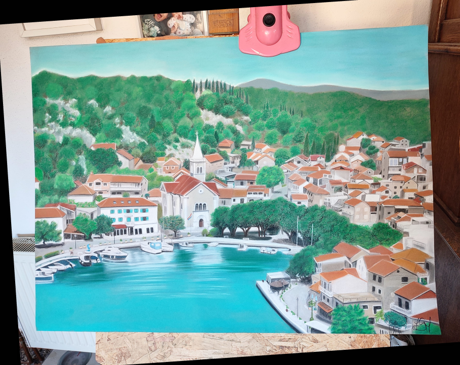 Iva je život u Zagrebu zamijenila onim u Zatonu, a 'fureštoj črčkalici' on je danas glavni motiv na slikama