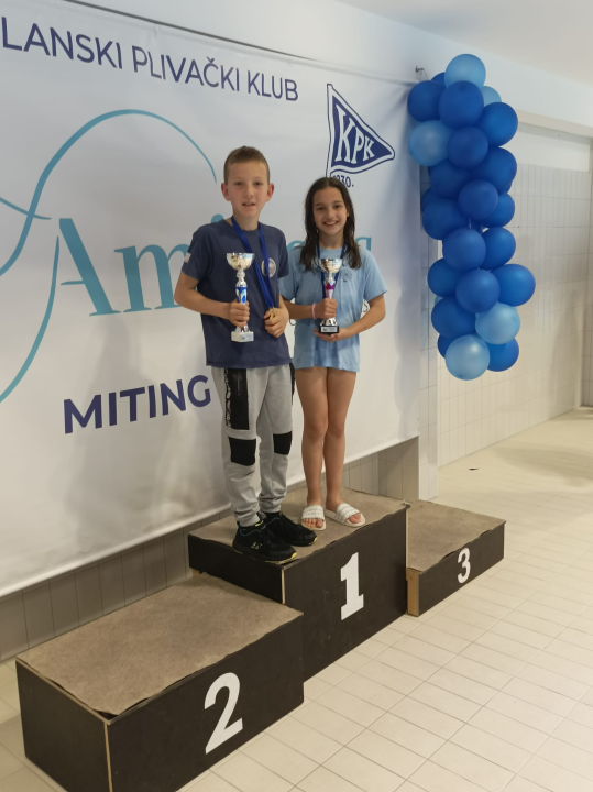 Sjajni rezultati za Plivački klub 'More' na mitingu Korkyra na otoku Korčuli