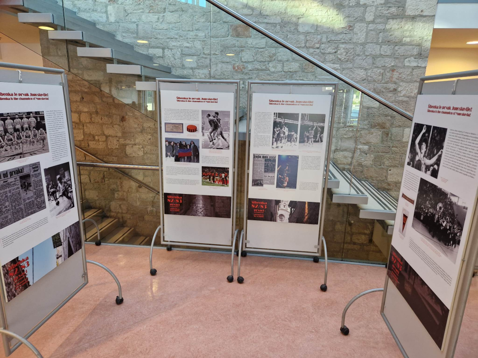 'Šibenka 82/83- prvaci na jednu noć': Otvorena izložba o legendarnoj utakmici 1983. godine