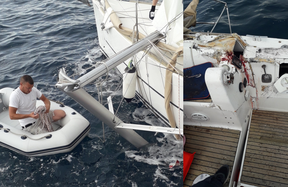 U sudaru glisera i jedrilice u kornatskom arhipelagu jedna osoba ozlijeđena