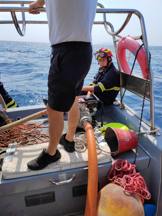 Za vikend četiri akcije spašavanja na moru: Kod Korčule izgorjela jahta