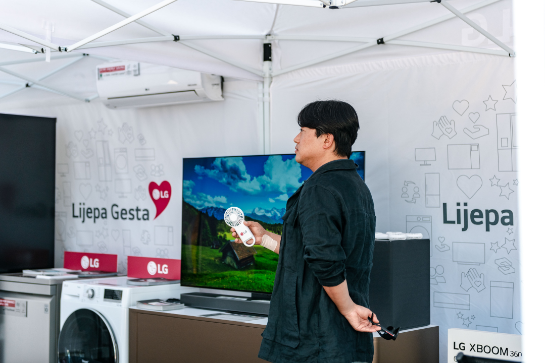 U Šibeniku održana LG-eva kampanja 'Lijepa gesta uz vas od mjesta do mjesta!'