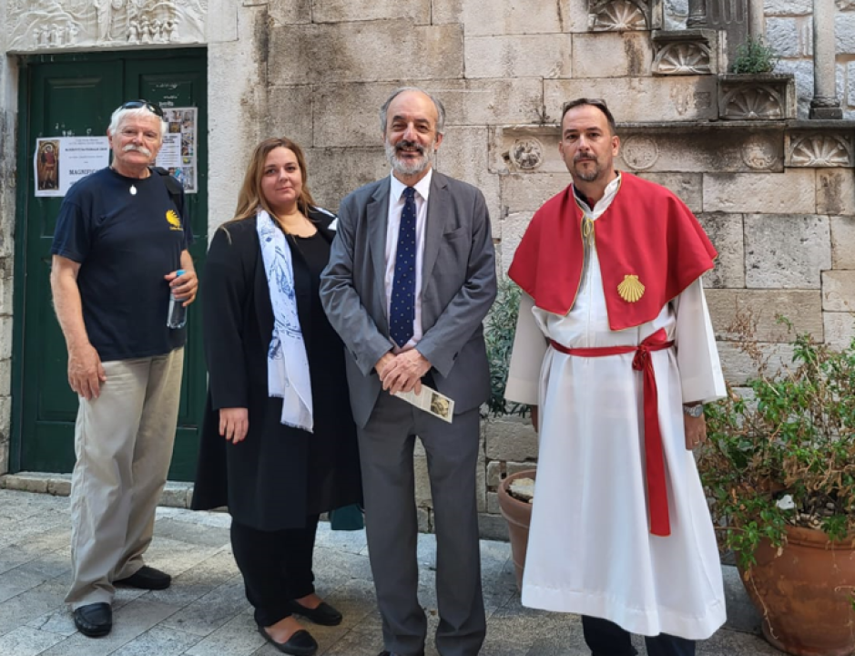 Posjet Šibeniku predsjednika odbora Europskog parlamenta za putove Svetog Jakova Hrvatskoj 