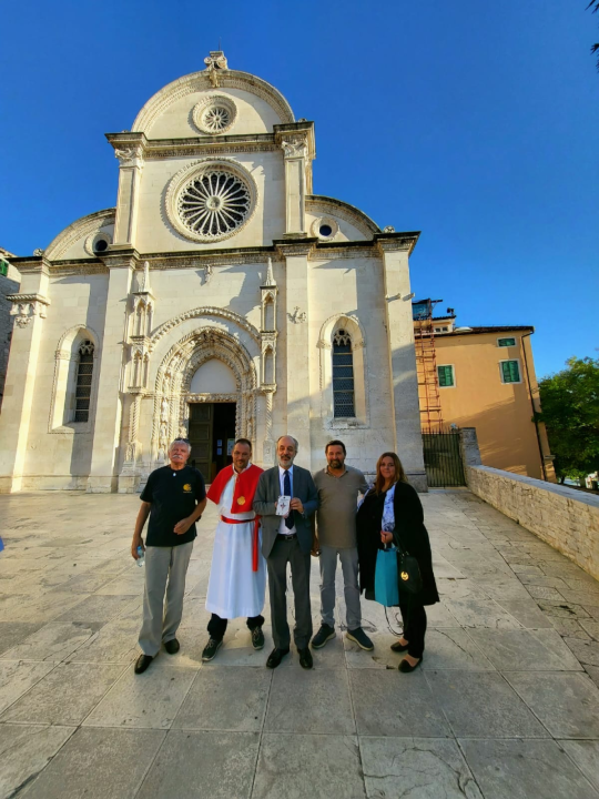Posjet Šibeniku predsjednika odbora Europskog parlamenta za putove Svetog Jakova Hrvatskoj 