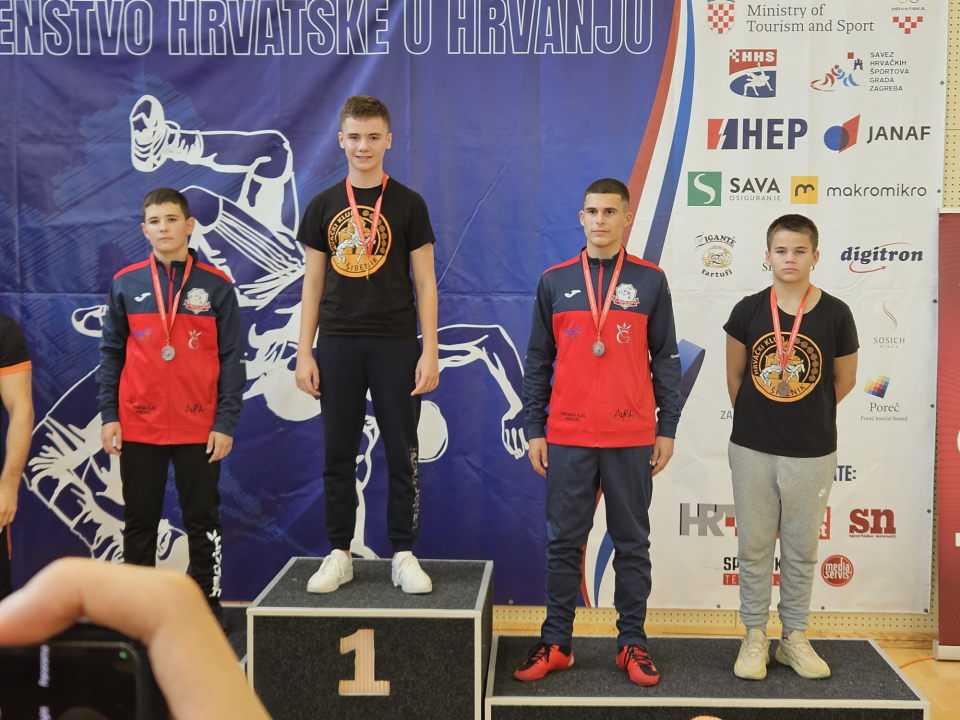 Jan Slavica prvak je Hrvatske među mlađim dječacima, Bulat viceprvak, Shapovalov treći