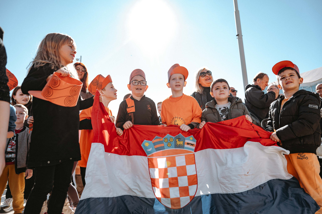 Šibenčani masovno dočekali svjetske prvake, Tucak: 'Gdje god pođem osjećam ljubav koju mi pružate'