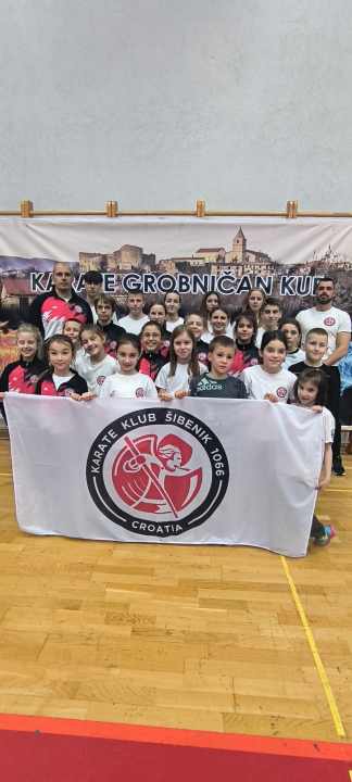 Čak 17 medalja za članove Karate kluba Šibenik 1066 na Grobničan kupu 