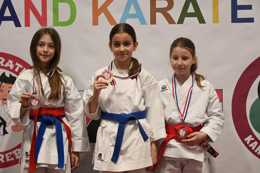  Karate klub Okit Vodice drugi najbolji klub turnira 'Grand karate fun' u Zagrebu