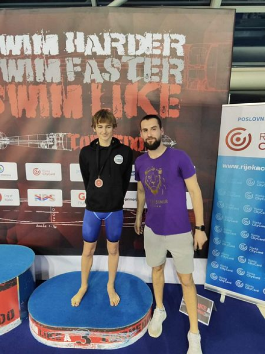 Bronca Gorana Stegića na međunarodnom plivačkom mitingu u Rijeci