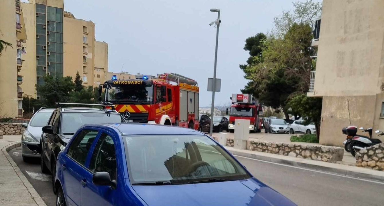 Olujno jugo na Vidicima srušilo granu na automobil 