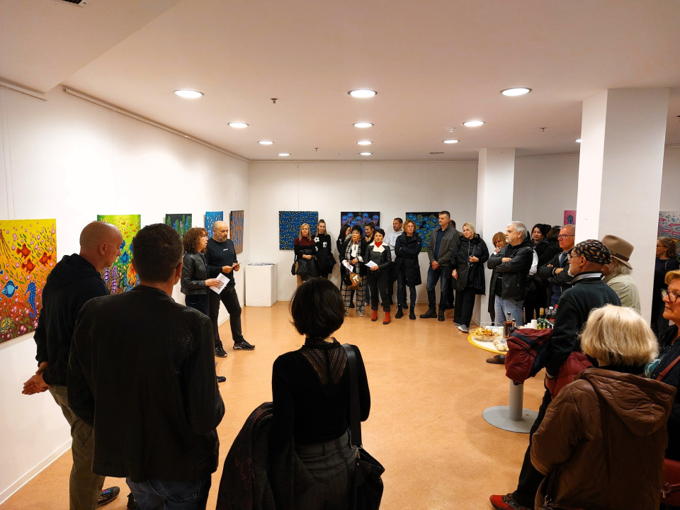 U knjižnici otvorena izložba Marina Štokića