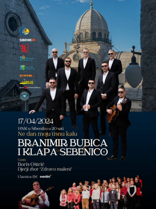 U šibenskom kazalištu promocija albuma Branimira Bubice i Klape Sebenico  