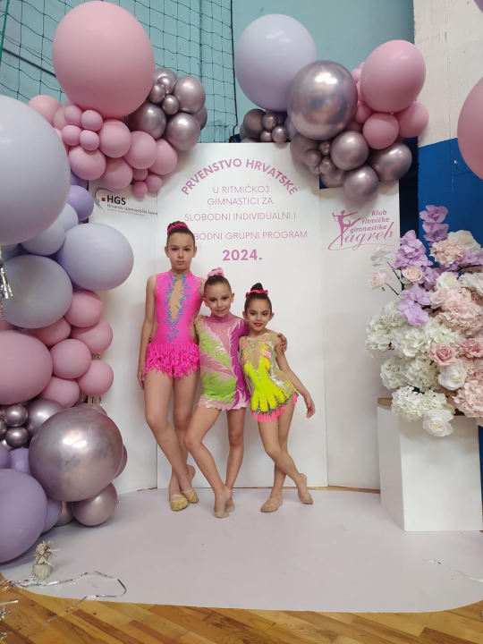 Brojne medalje za ritmičarke 'Šibenik-Dalmacije' na Prvenstvu Hrvatske 