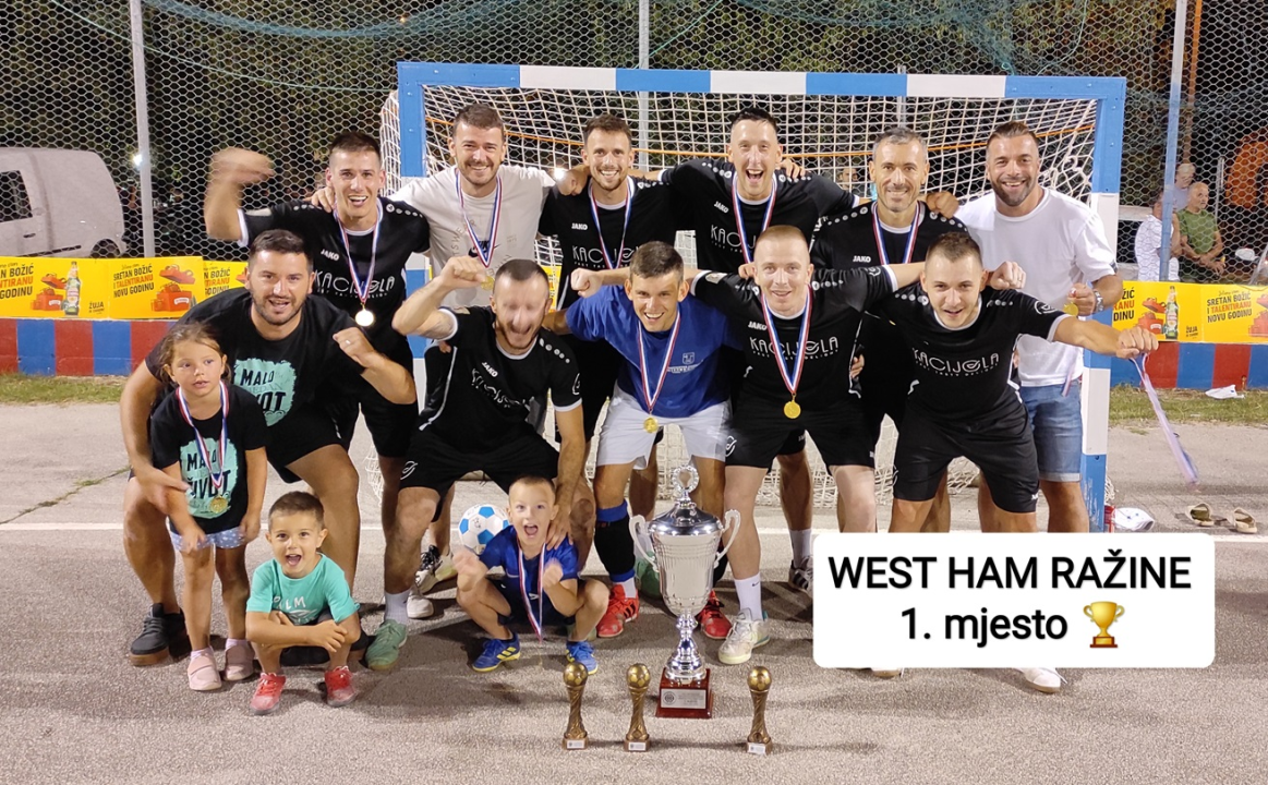 West Ham Ražine osvajač jednog od najvažnijih malonogometnih turnira u županiji
