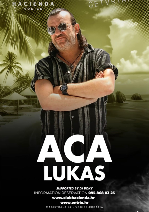 Aca Lukas će razgaliti publiku u vodičkoj Haciendi! 