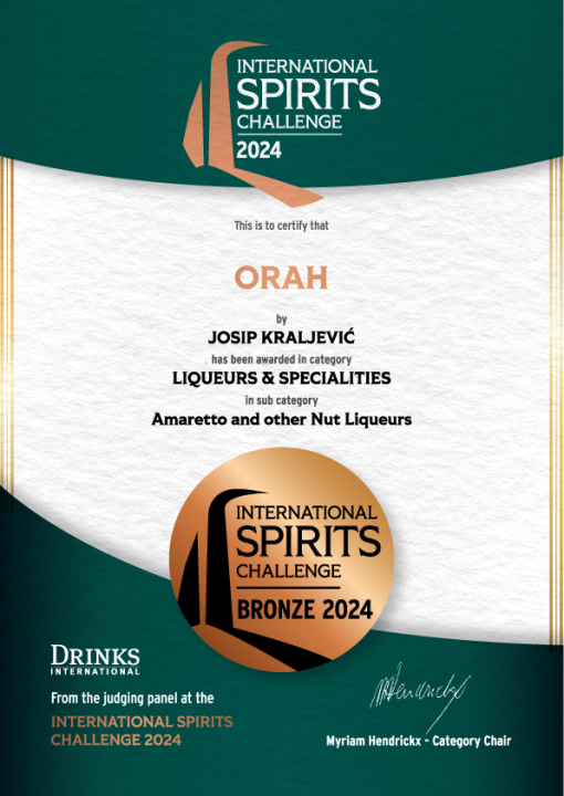 Josip Kraljević iz Vodica osvojio srebro i broncu na prestižnom međunarodnom natjecanju za likere 