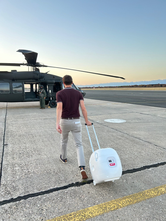 Helikopterom HRZ-a prevezeno srce iz Zadra u Zagreb