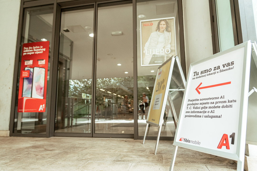 Novootvoreno A1 prodajno mjesto u Šibeniku! 