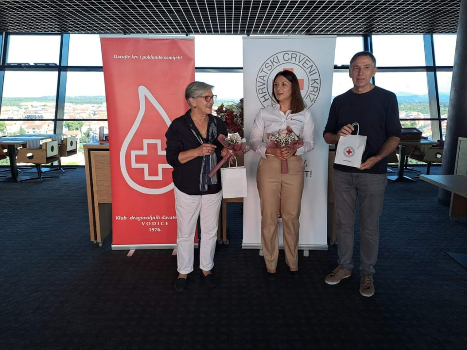 Vodičani Robert Pašara i Slavko Minčić po sto puta darovali krv