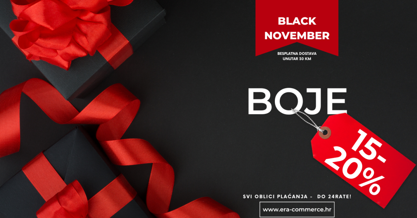 Black November popusti očekuju vas u Eri Commerce