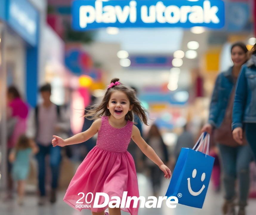Još jedan Plavi utorak: Iskoristite posebne popuste koji vas danas očekuju u Dalmare centru 