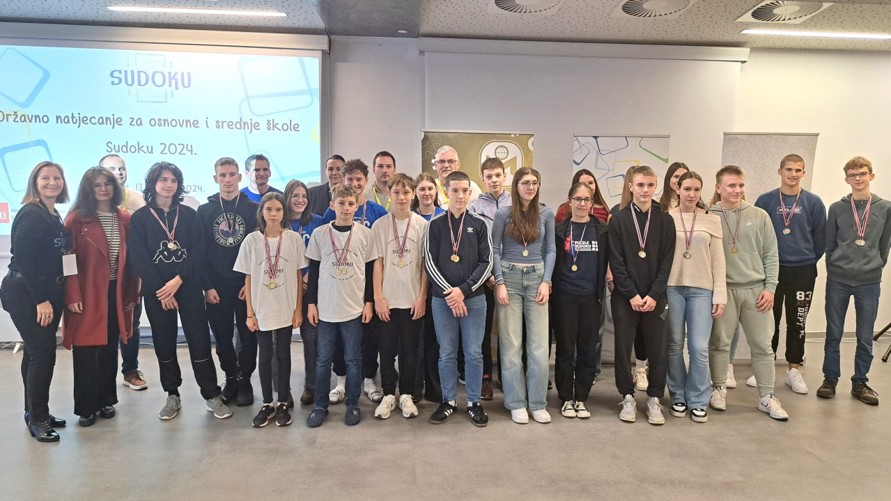Sudoku finale u Vodicama: Upoznajte pobjednike državnog natjecanja 2024.