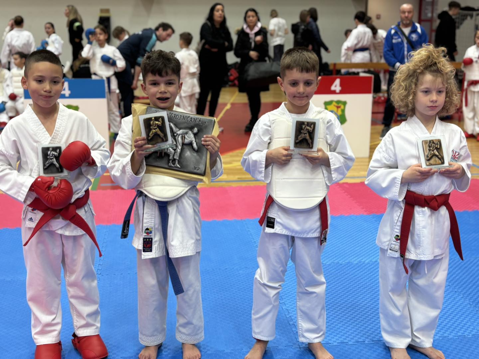 FOTO: Karatašima vodičkog Okita 18 medalja i treće mjesto ekipno na Grobničan kupu