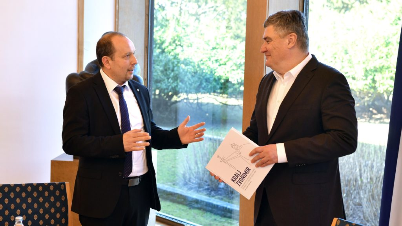 Predsjednik Milanović primio autore Zbornika Kralj Zvonimir