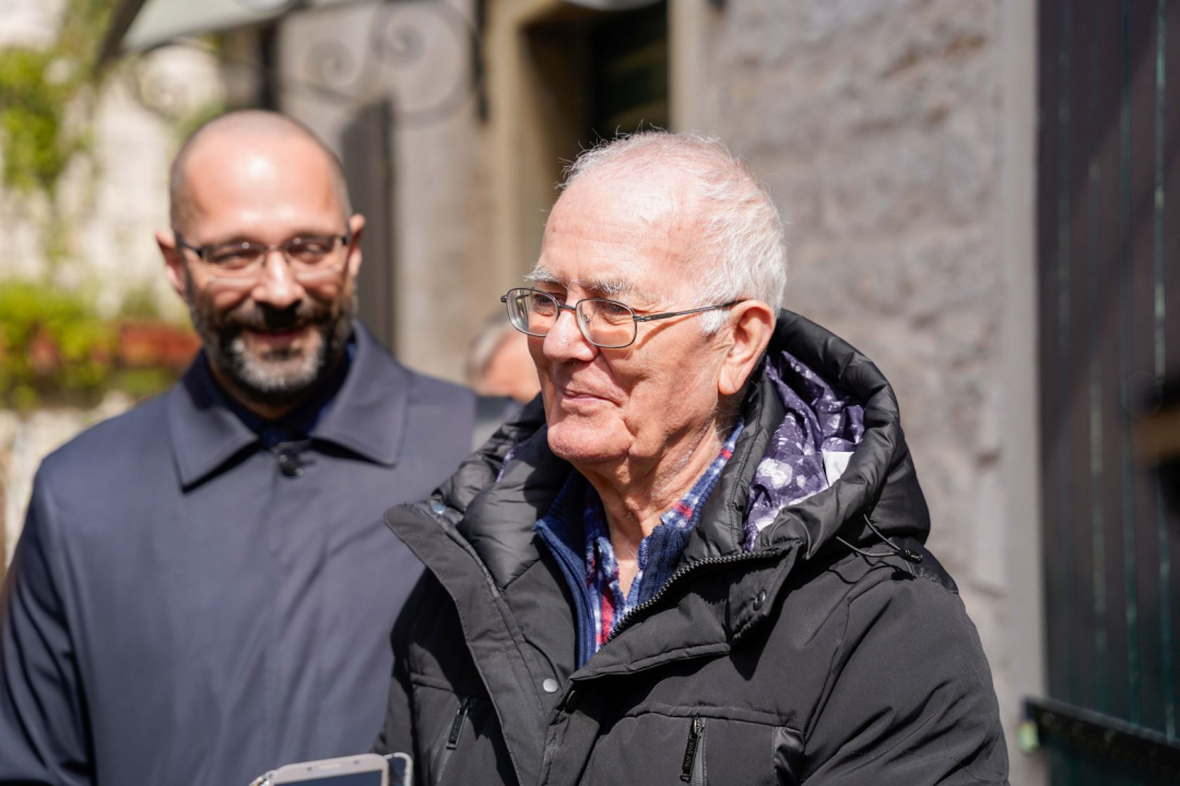 Burić i Mileta u obilasku obnovljenih arhitektonskih detalja u Šibeniku